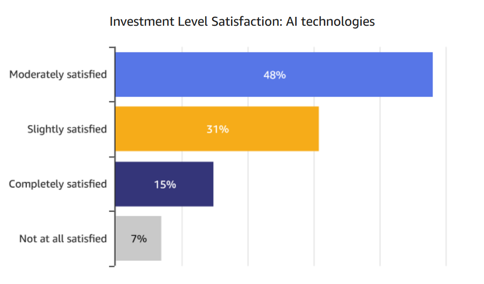 Investment Level Satisfaction: AI technologies